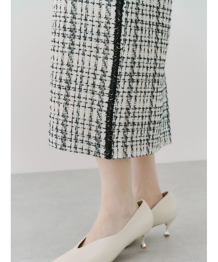 YECCA VECCA「ツイードスカート」|スカート|