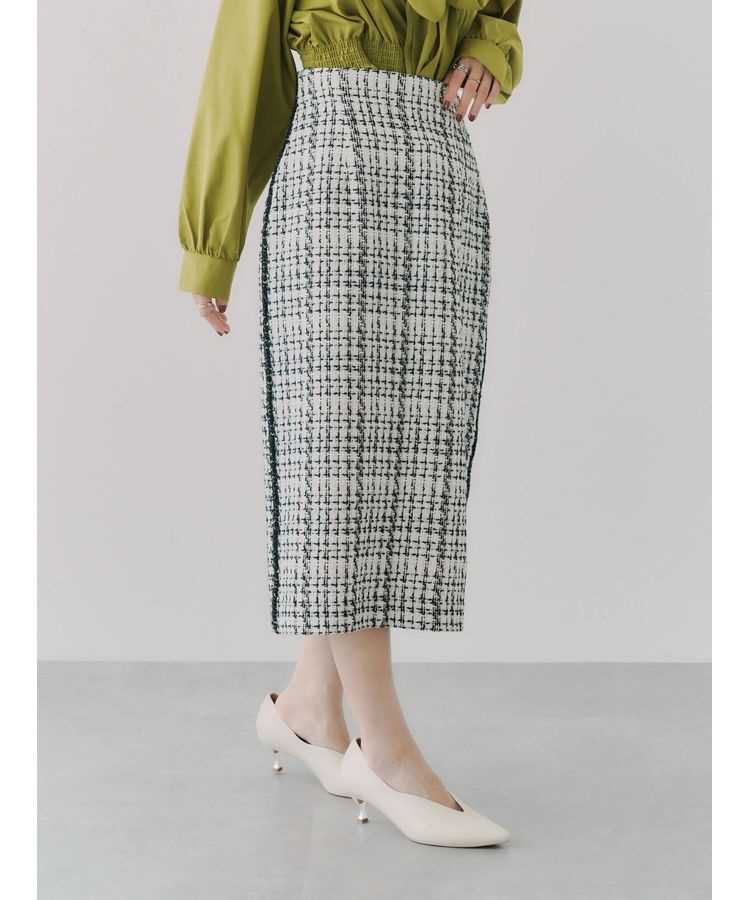 YECCA VECCA「ツイードスカート」|スカート|