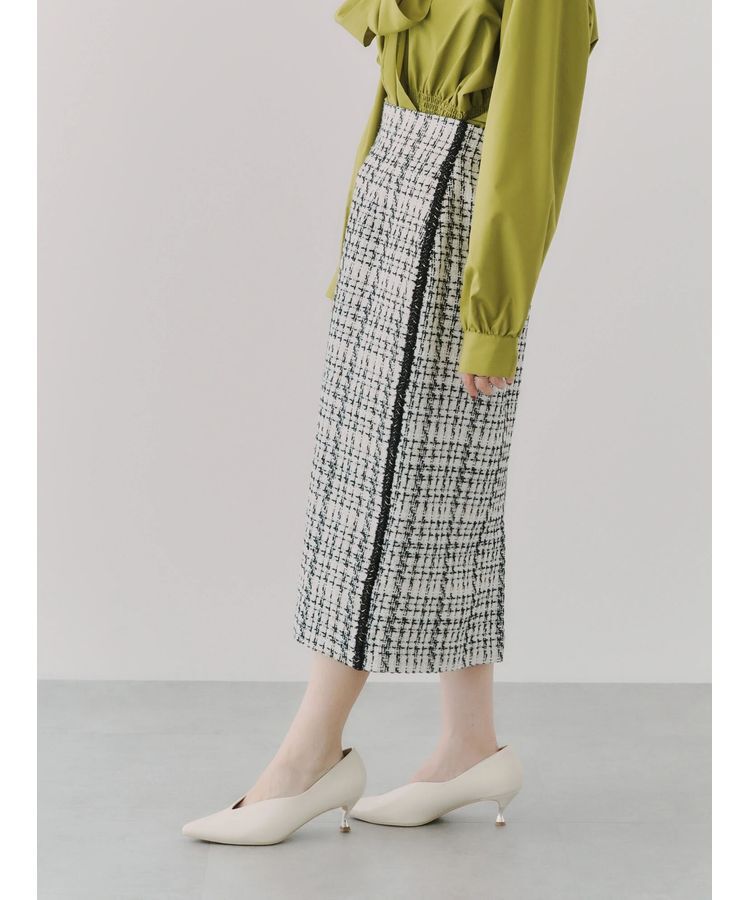 YECCA VECCA「ツイードスカート」|スカート|