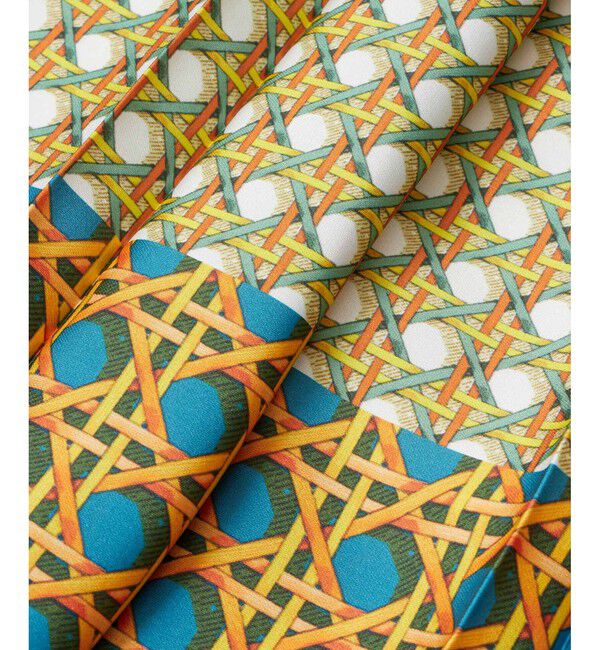 LOULOU WILLOUGHBY「【LOULOU WILLOUGHBY】バスケットプリントプリーツスカート」|スカート|