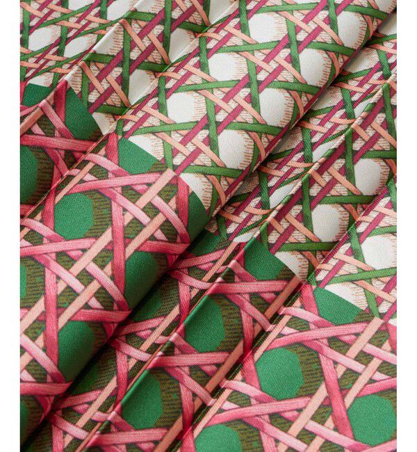 LOULOU WILLOUGHBY「【LOULOU WILLOUGHBY】バスケットプリントプリーツスカート」|スカート|