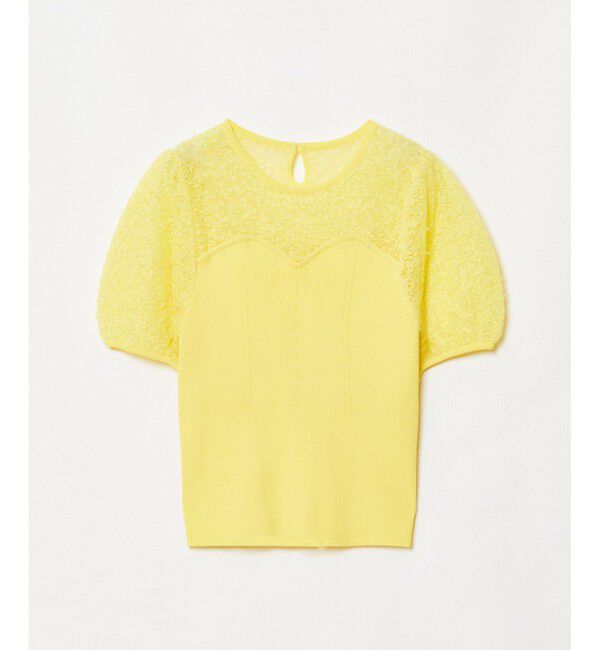 LOULOU WILLOUGHBY「【LOULOU WILLOUGHBY】レーシーニットビスチェプルオーバー」|ニット・セーター|