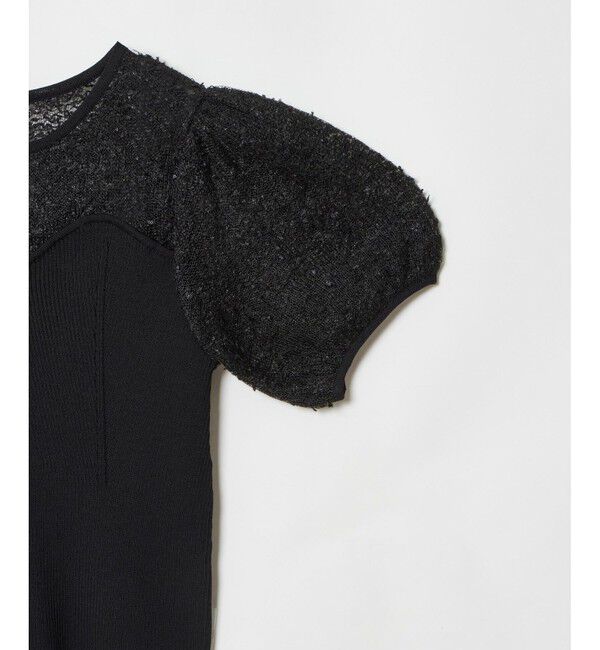 LOULOU WILLOUGHBY「【LOULOU WILLOUGHBY】レーシーニットビスチェプルオーバー」|ニット・セーター|