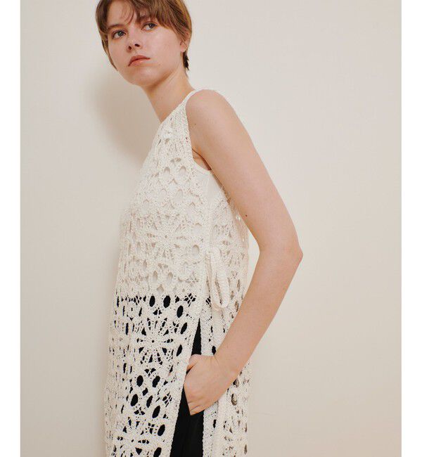 allureville「マクラメ刺繍ワンピース」|ワンピース|