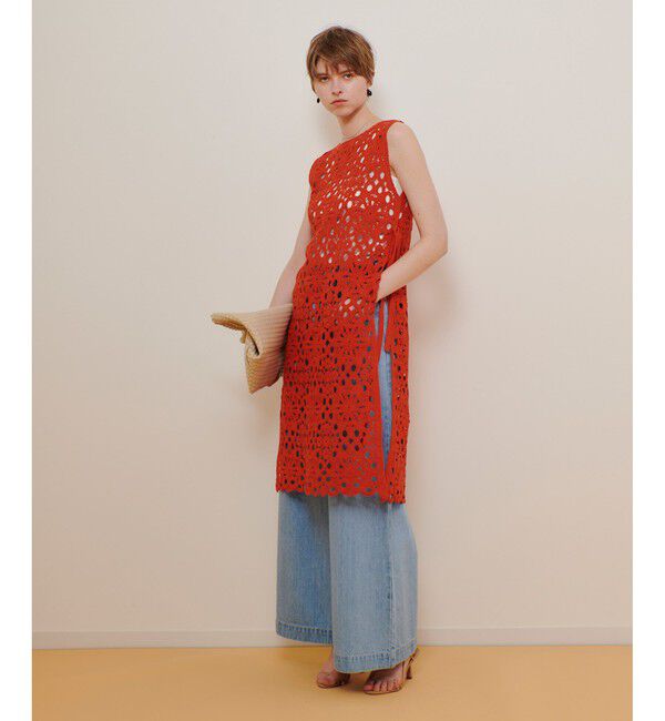 allureville「マクラメ刺繍ワンピース」|ワンピース|