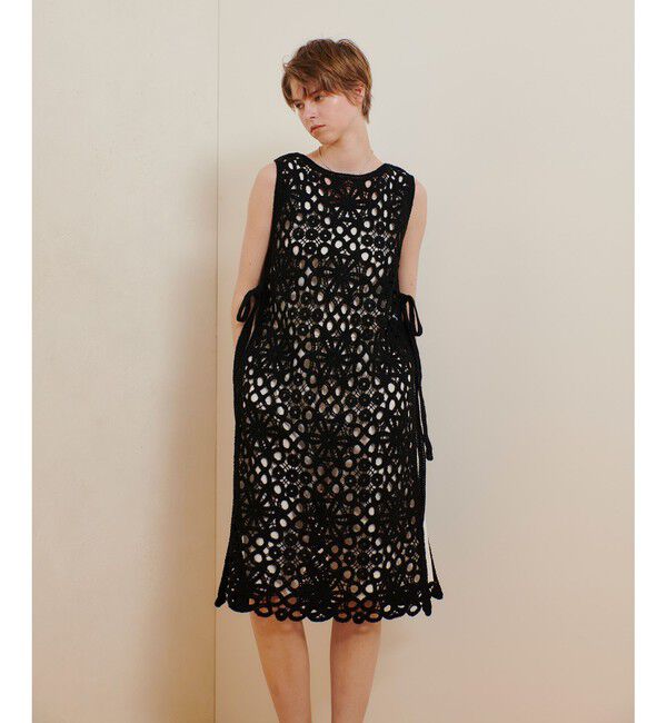 allureville「マクラメ刺繍ワンピース」|ワンピース|