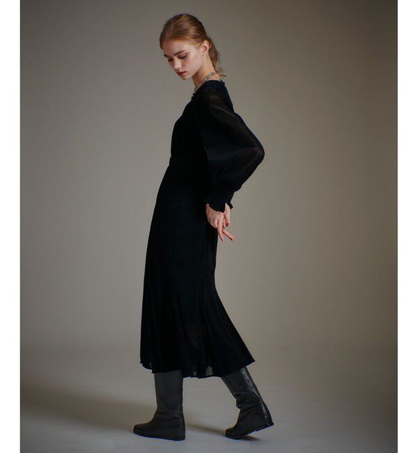 LOULOU WILLOUGHBY「【LOULOU WILLOUGHBY】チュールフロッキーマーメイドワンピース」|ワンピース|