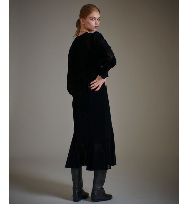 LOULOU WILLOUGHBY「【LOULOU WILLOUGHBY】チュールフロッキーマーメイドワンピース」|ワンピース|