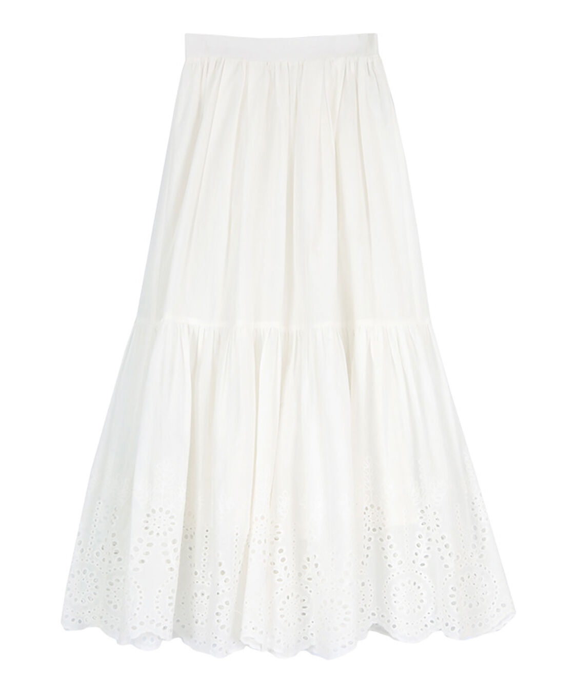titivate「刺繍レースギャザースカート」|スカート|