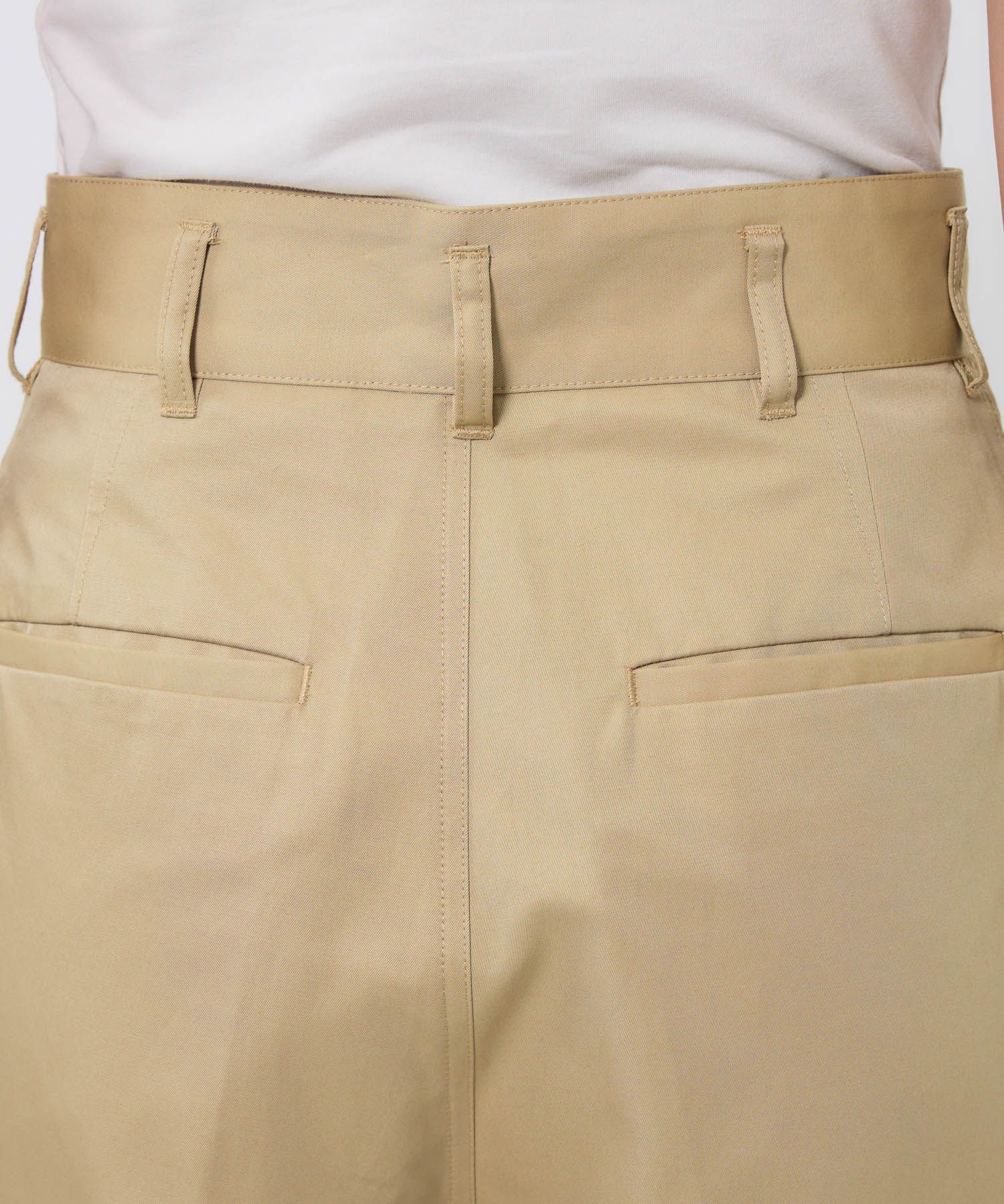 BABYLONE「シャンブレー2タックチノパンツ」|チノ|