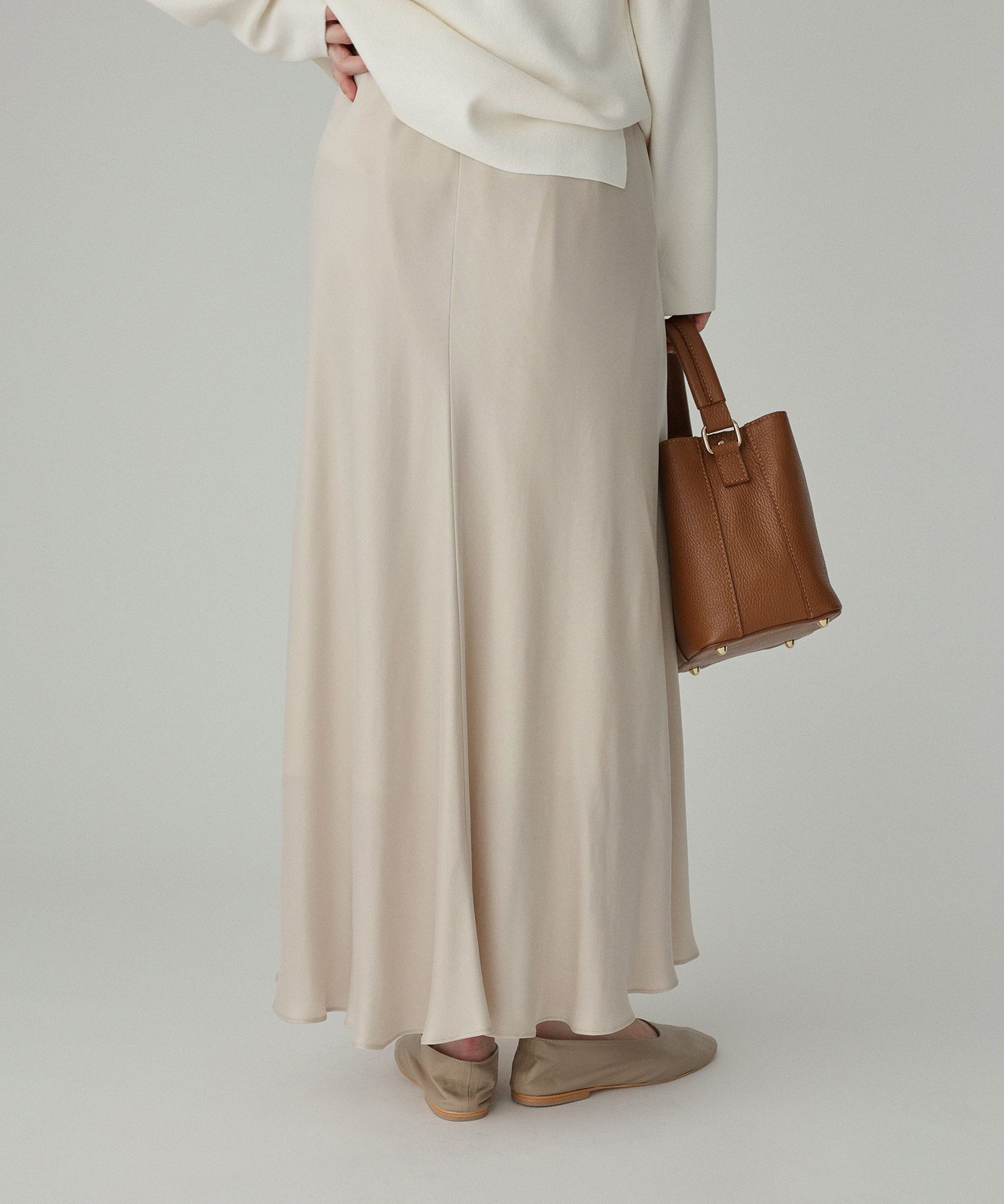 BABYLONE「フィブリルサテンスカート」|スカート|