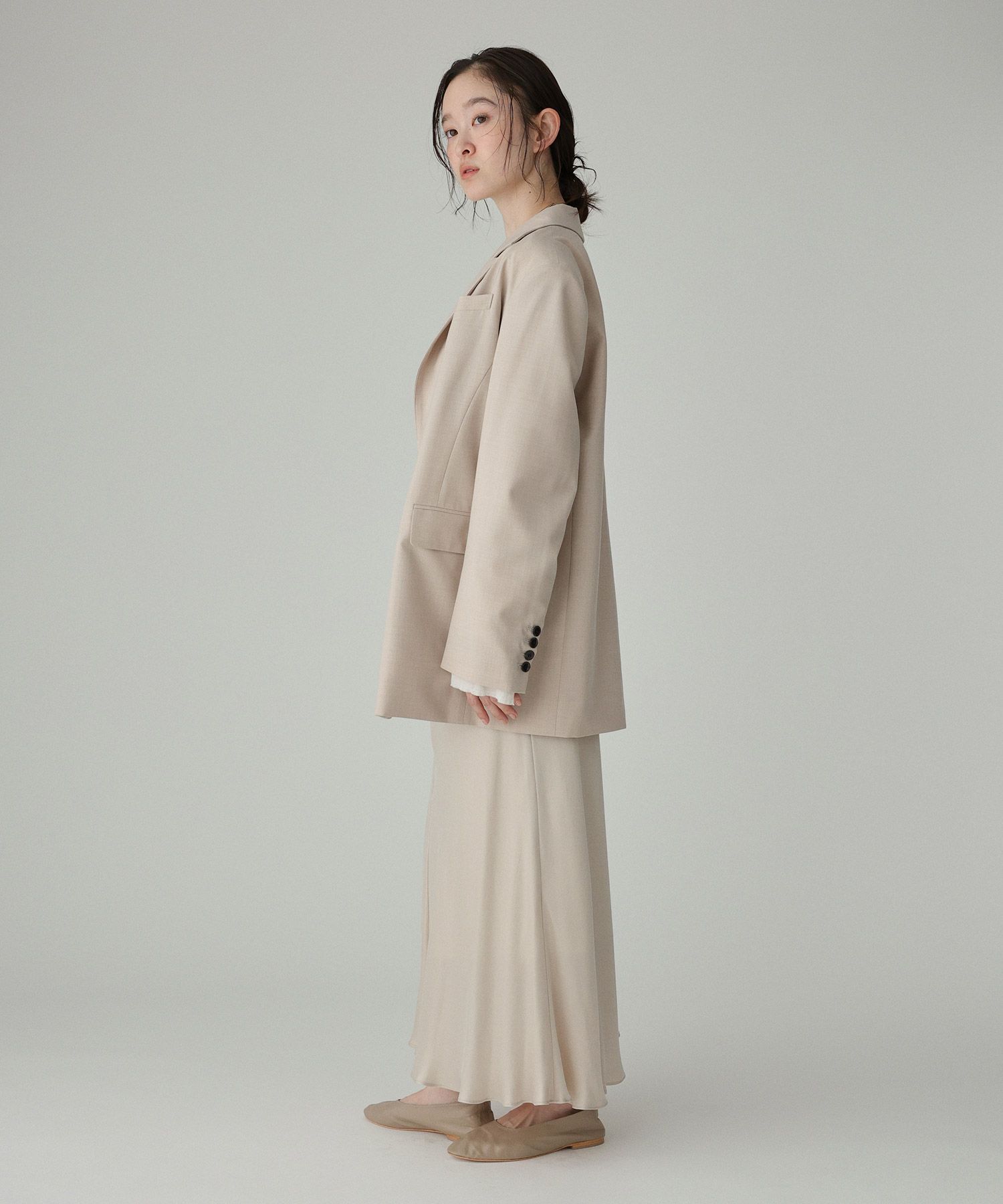 BABYLONE「フィブリルサテンスカート」|スカート|