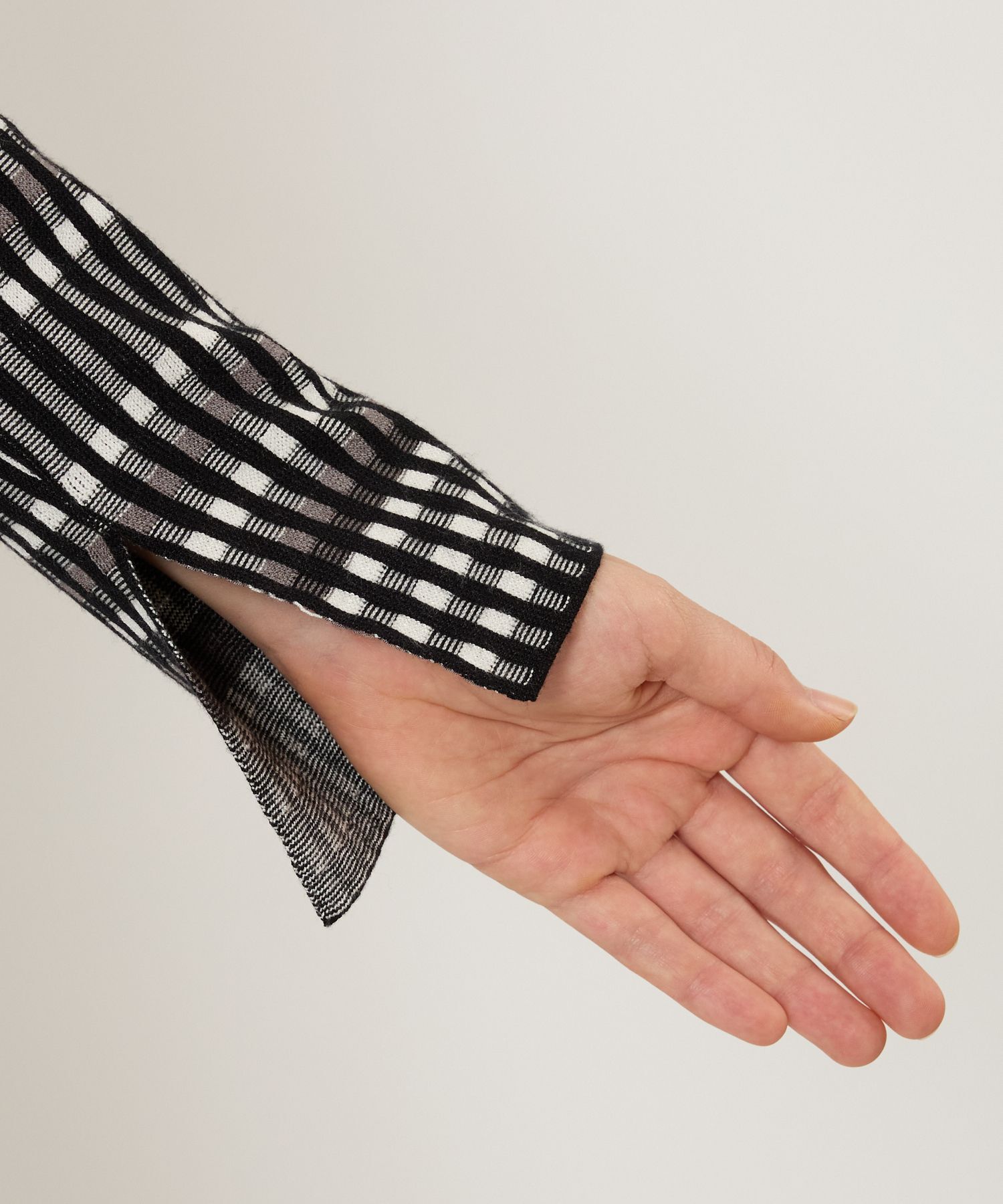 BABYLONE「ギンガム柄プルオーバー」|ニット・セーター|