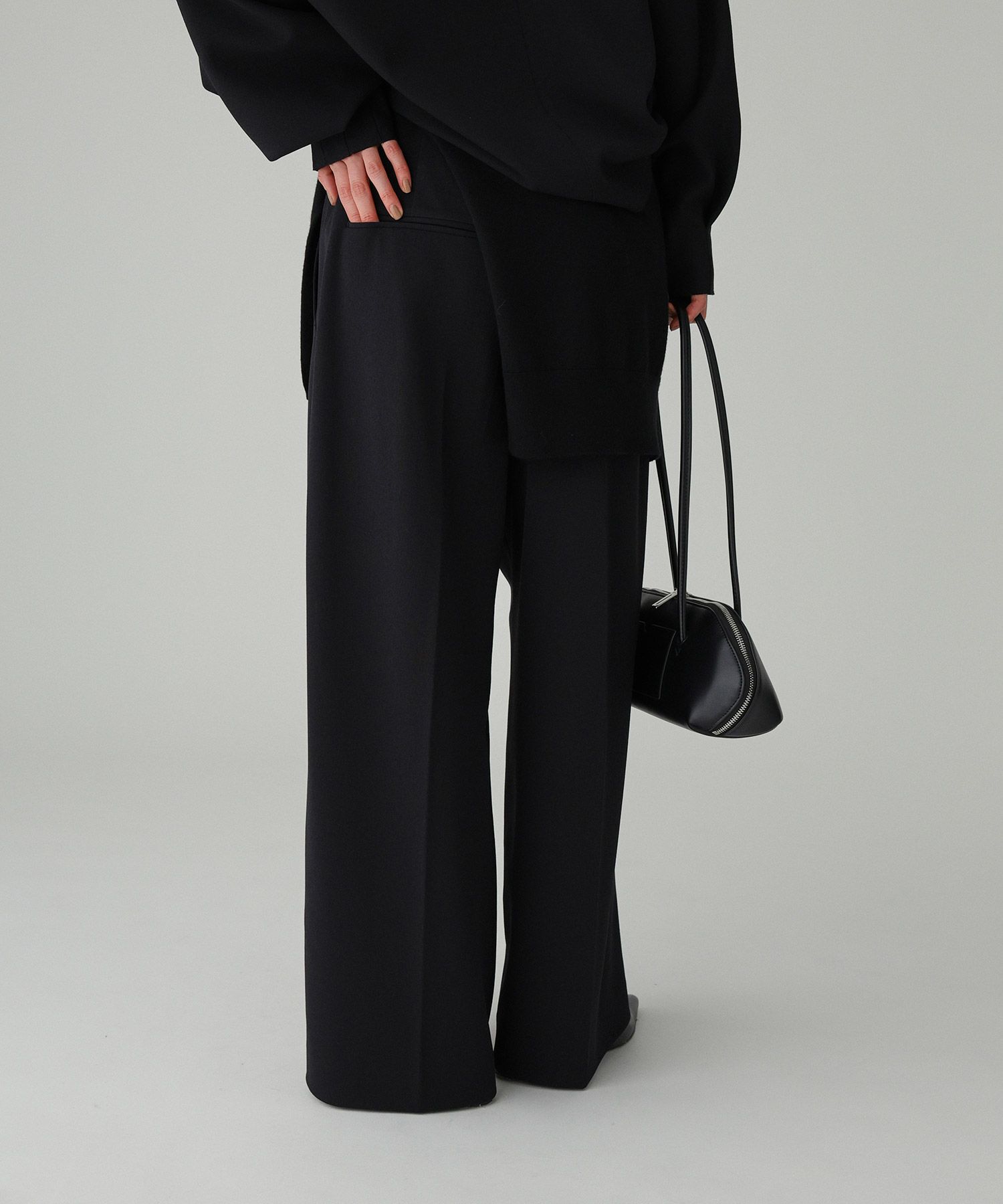 BABYLONE「【多機能素材】ジョーゼットスラックス」|スラックス|