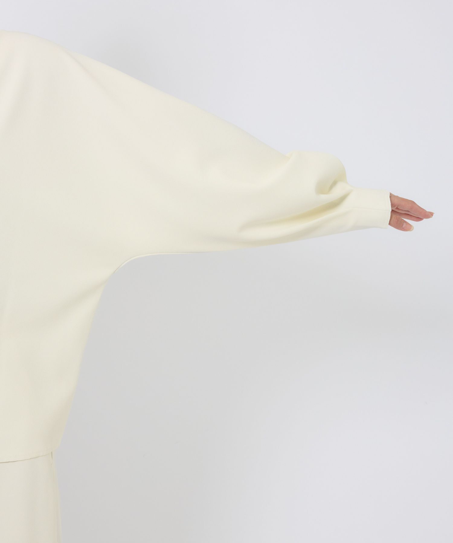 BABYLONE「【多機能素材】ジョーゼットVネックプルオーバー」|シャツ・ブラウス|