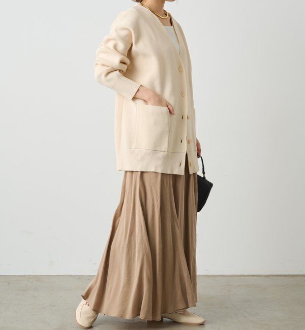  「【WEB限定/Du noir】スポンディッシュBIG Vネックカーディガン」|カーディガン|