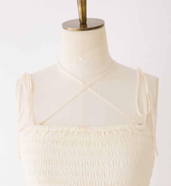  「ティアードシアーロングワンピ」|ワンピース|