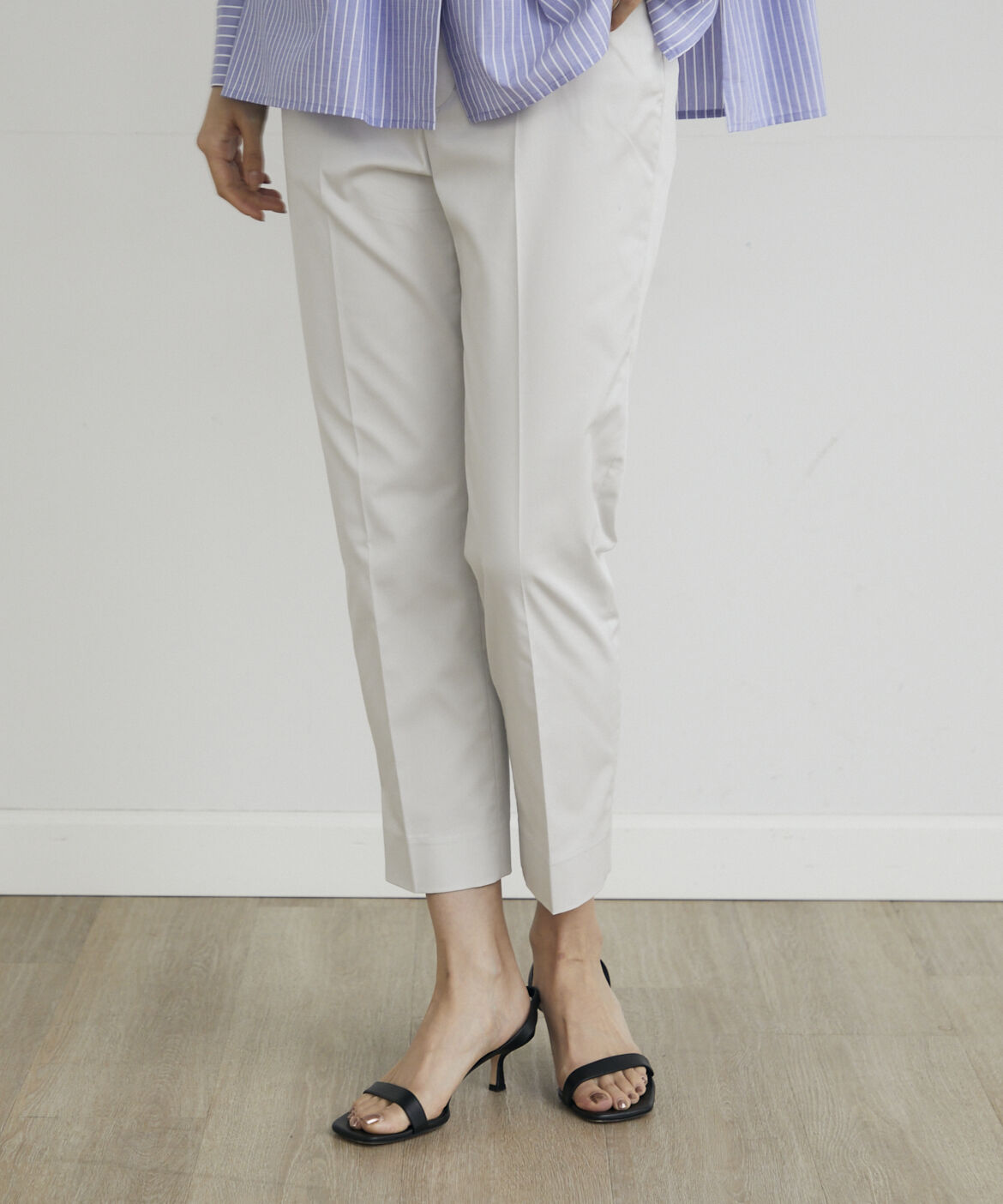 7-IDconcept.「コットンポリエステルストレッチベーシックパンツ」|その他|ミディアムグ 2