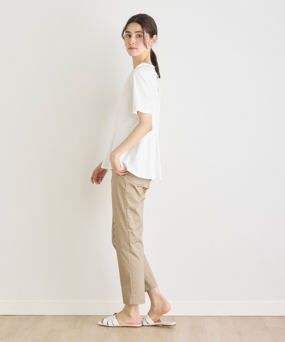 7-IDconcept.「コットンポリエステルストレッチベーシックパンツ」|その他|