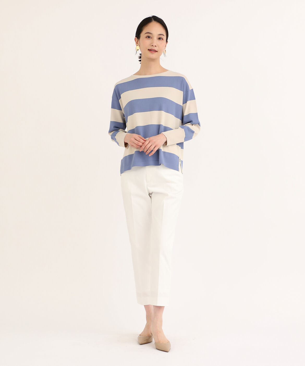 7-IDconcept.「コットンポリエステルストレッチベーシックパンツ」|その他|