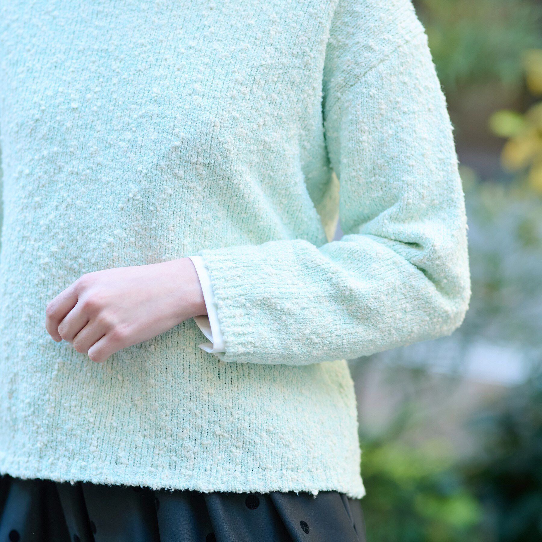 DRESSTERIOR「ツイーディプルオーバーニット」|ニット・セーター|