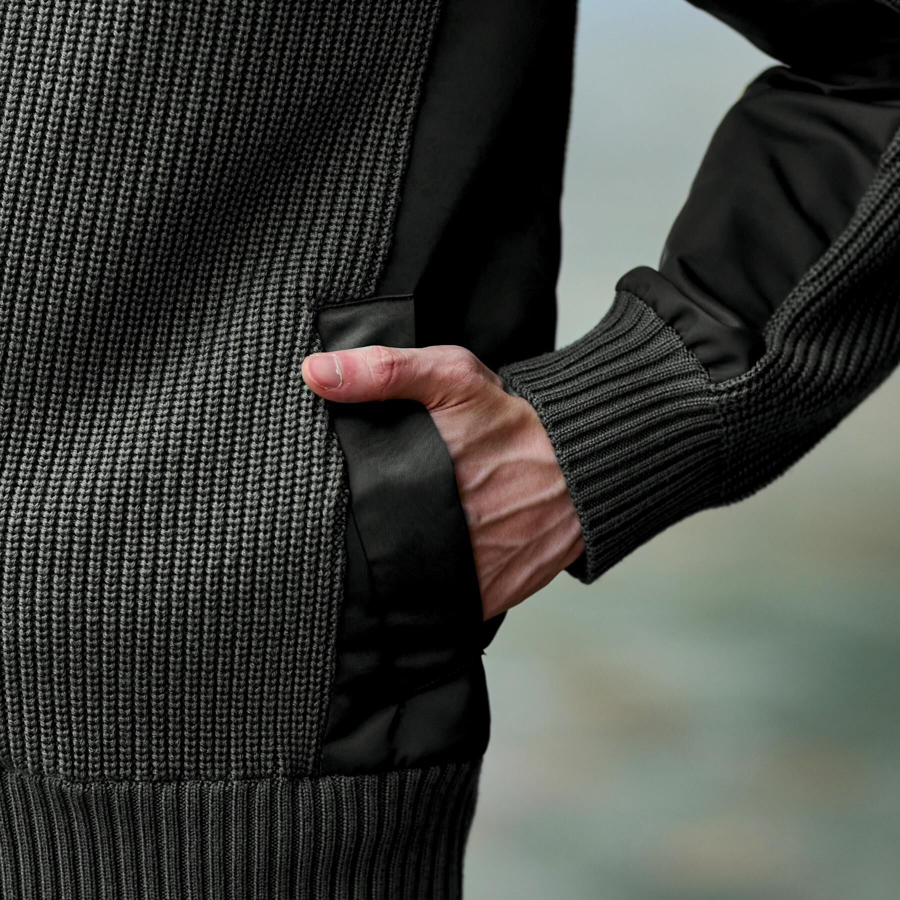 DRESSTERIOR「ミリタリーニットジャケット」|カーディガン|