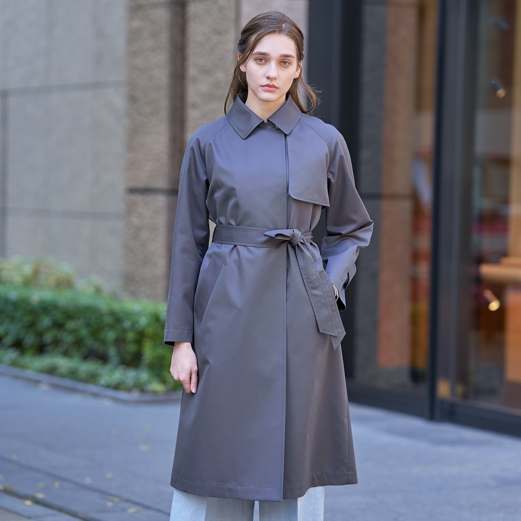 DRESSTERIOR「ライトトレンチコート」|トレンチコート|