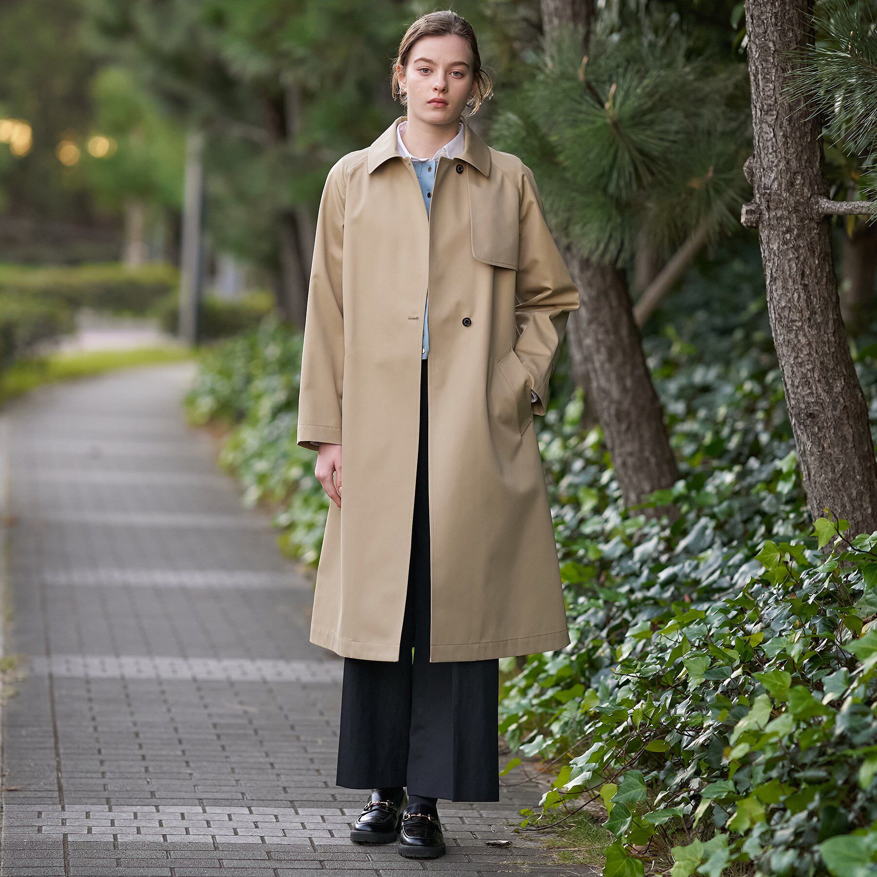 DRESSTERIOR「ライトトレンチコート」|トレンチコート|