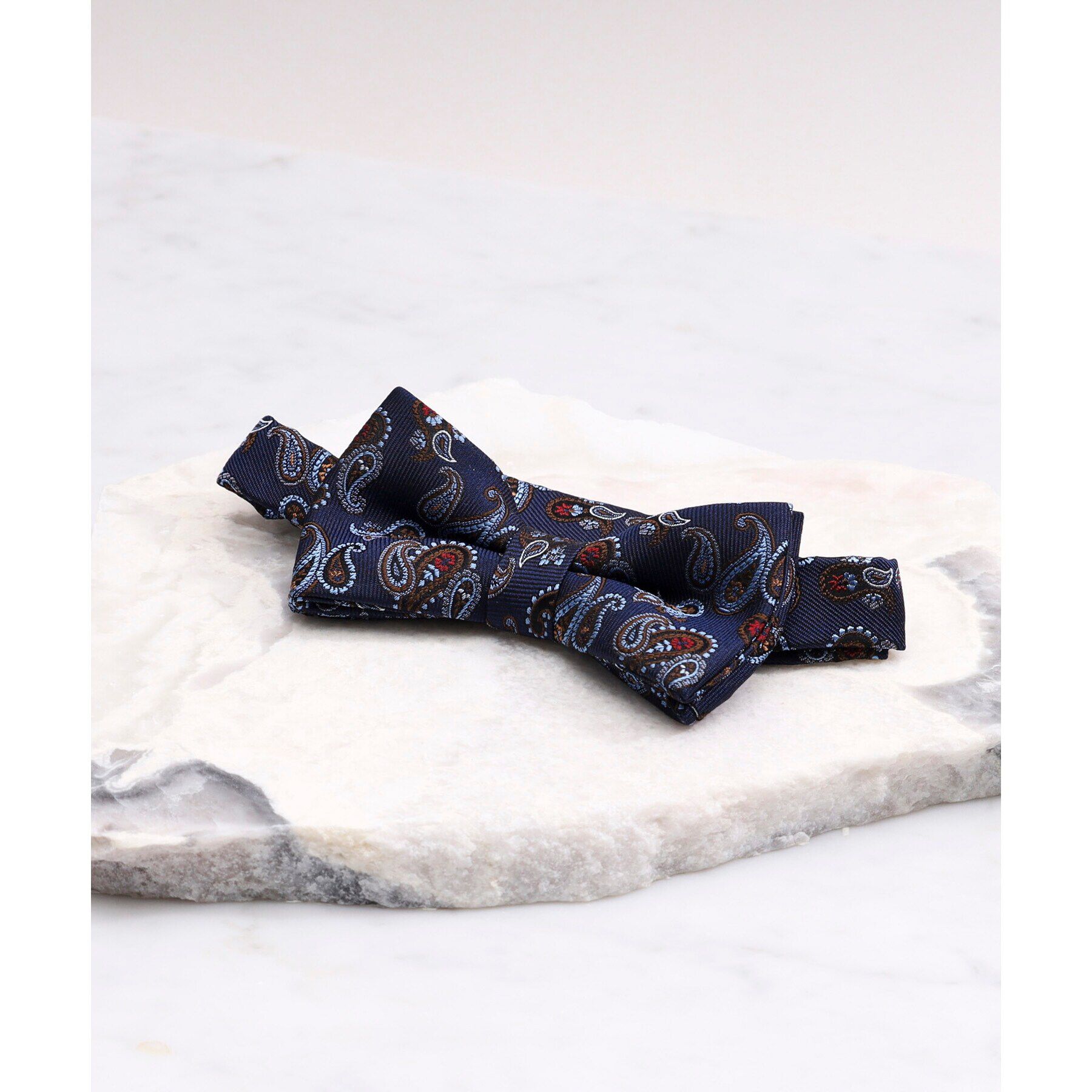 TAKEO KIKUCHI「【パーティーフォーマル/日本製】アソート 蝶タイ」|ネクタイ・蝶ネクタイ|ペイズリー柄・ネイビ