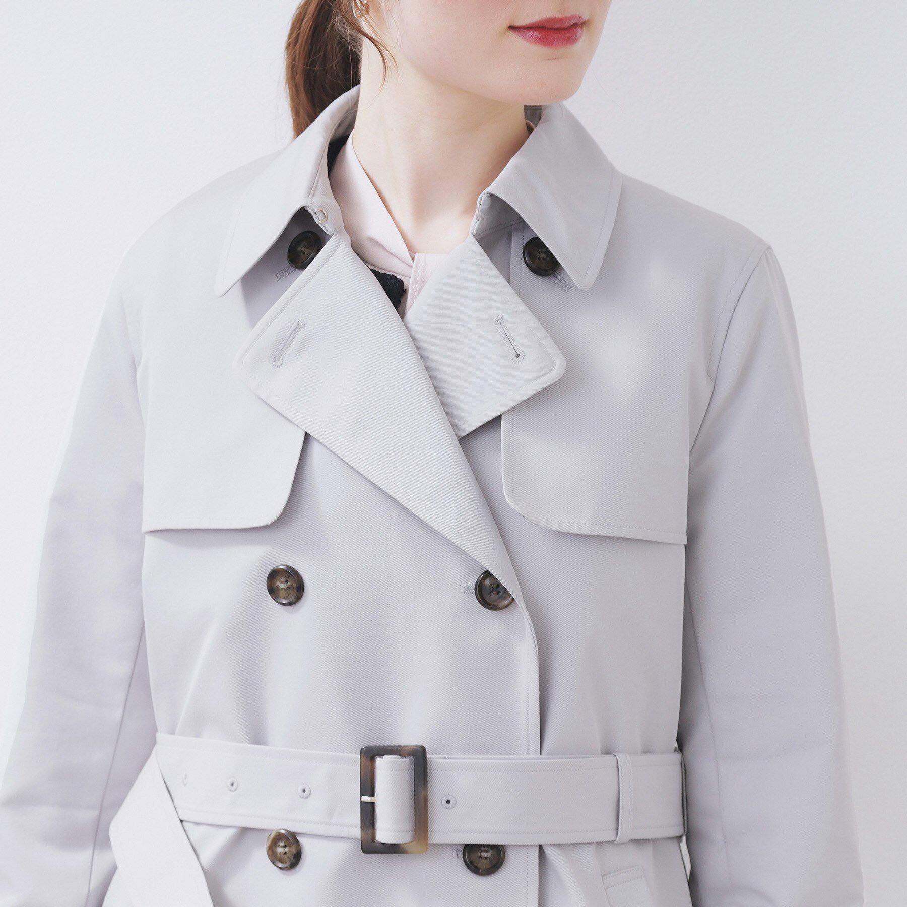 index「トレンチコート【洗濯機OK/撥水/花粉対応】《XS～3L》」|トレンチコート|