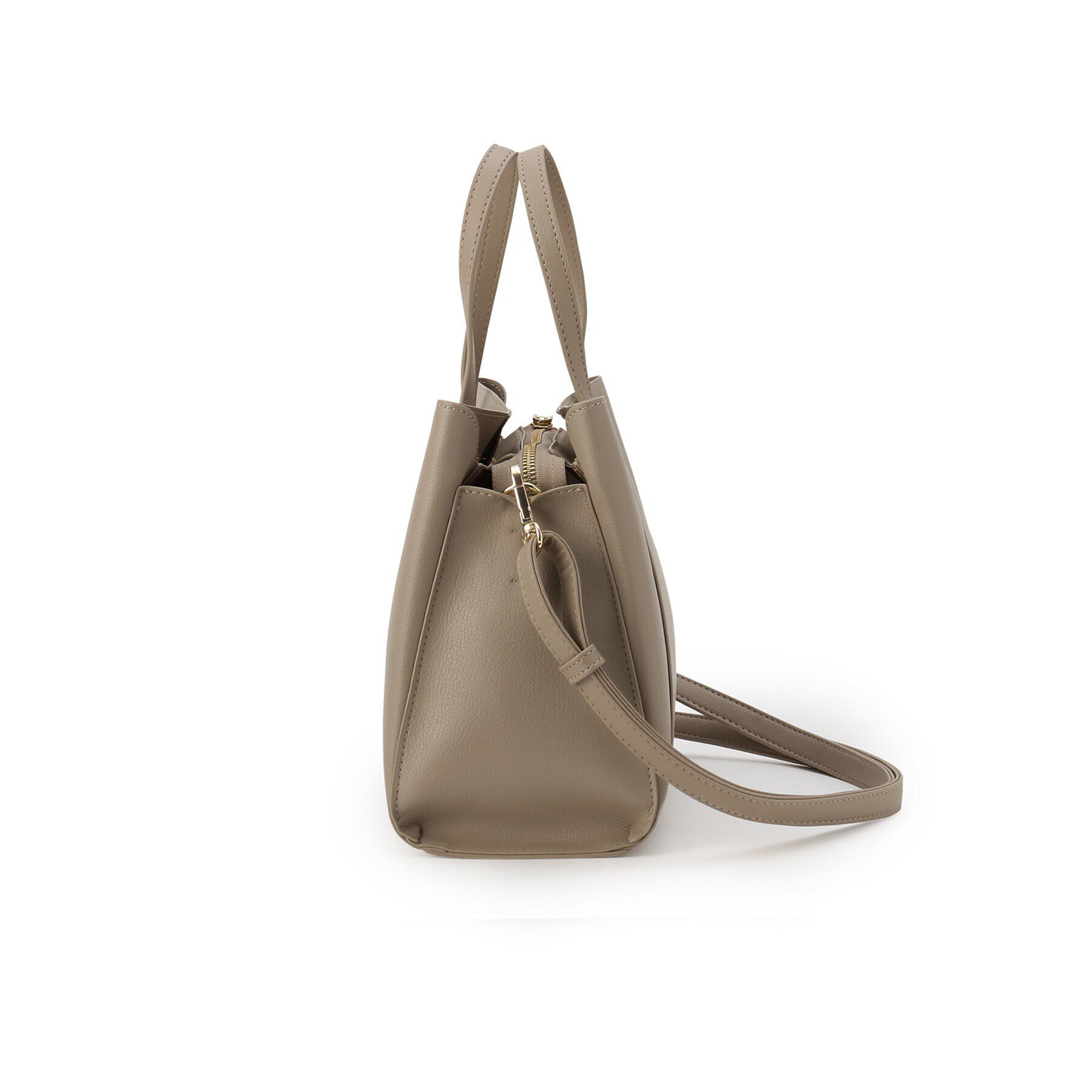 OPAQUE.CLIP「【2WAY】フロントバースクエアデザインミドルバッグ」|ハンドバッグ|