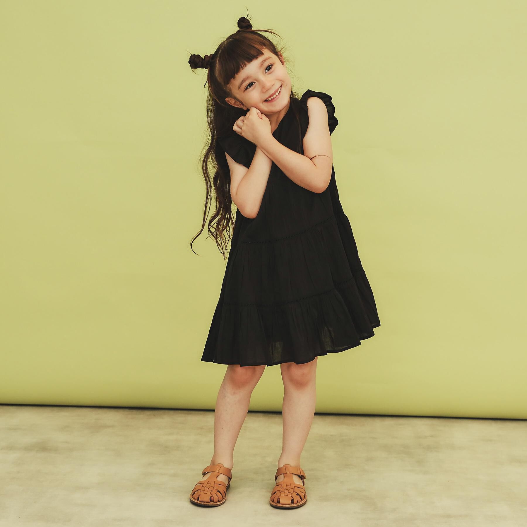 THE SHOP TK「【120－150】ティアードワンピース/洗える」|ワンピース|