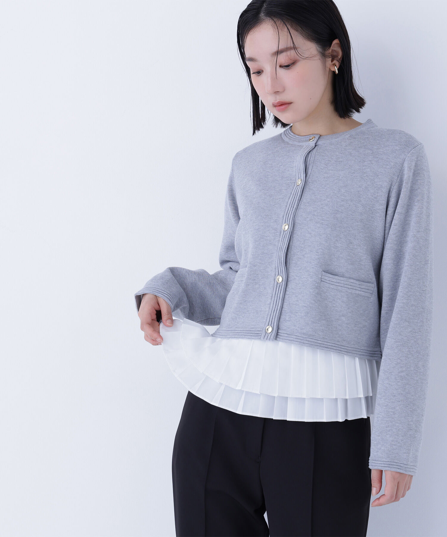  「シルクブレンドカーディガン」|ニット・セーター|