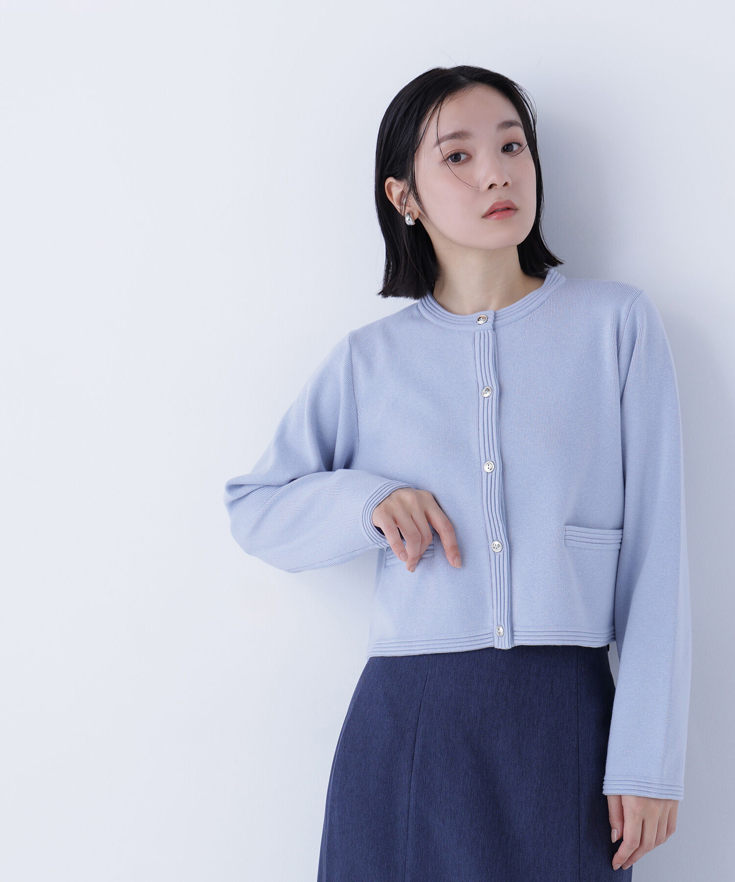  「シルクブレンドカーディガン」|ニット・セーター|