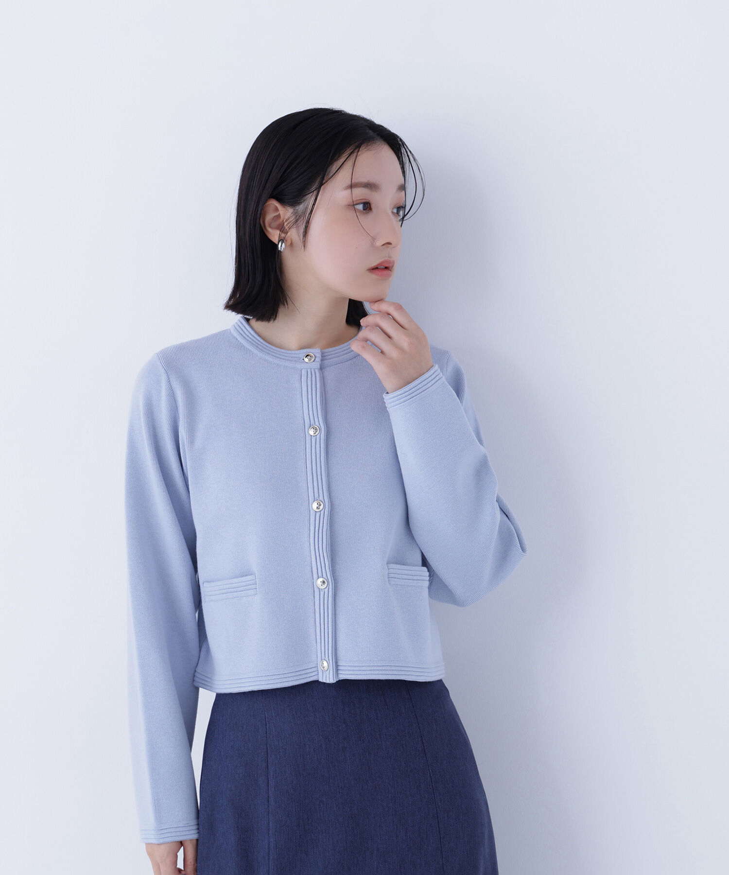  「シルクブレンドカーディガン」|ニット・セーター|