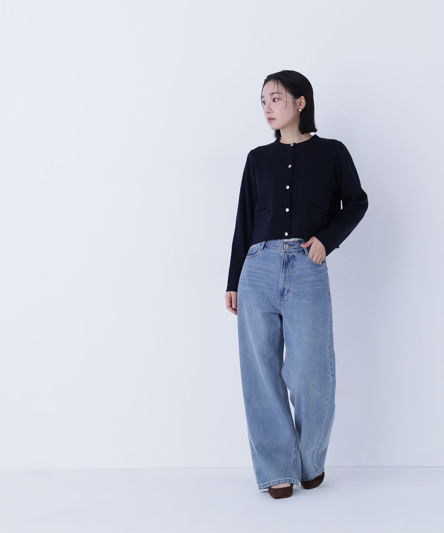  「シルクブレンドカーディガン」|ニット・セーター|