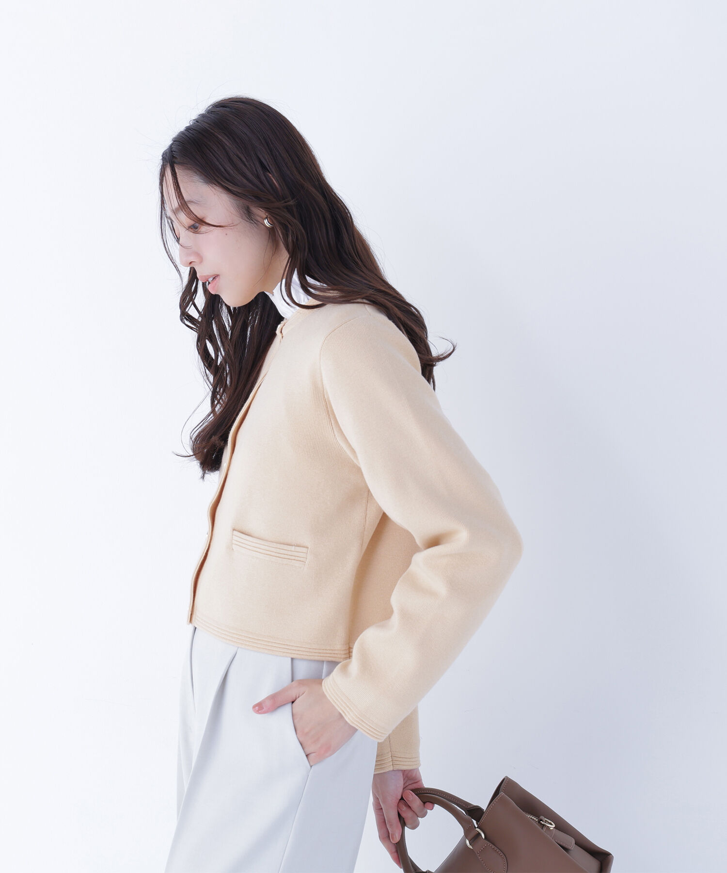  「シルクブレンドカーディガン」|ニット・セーター|