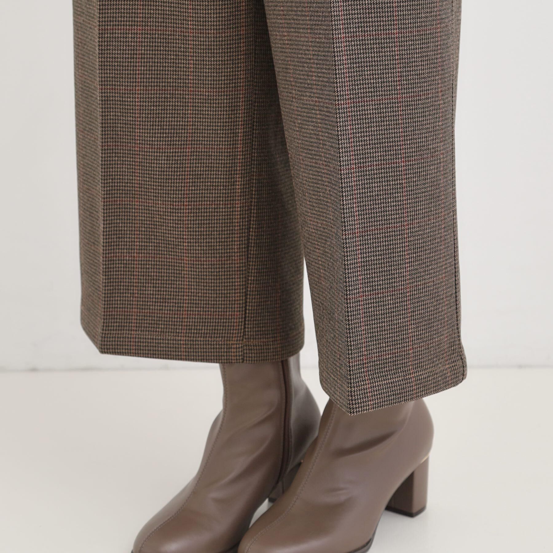 SHOO･LA･RUE「【着丈選べる】ウールフィールあったか裏起毛ワイドパンツ」|その他|