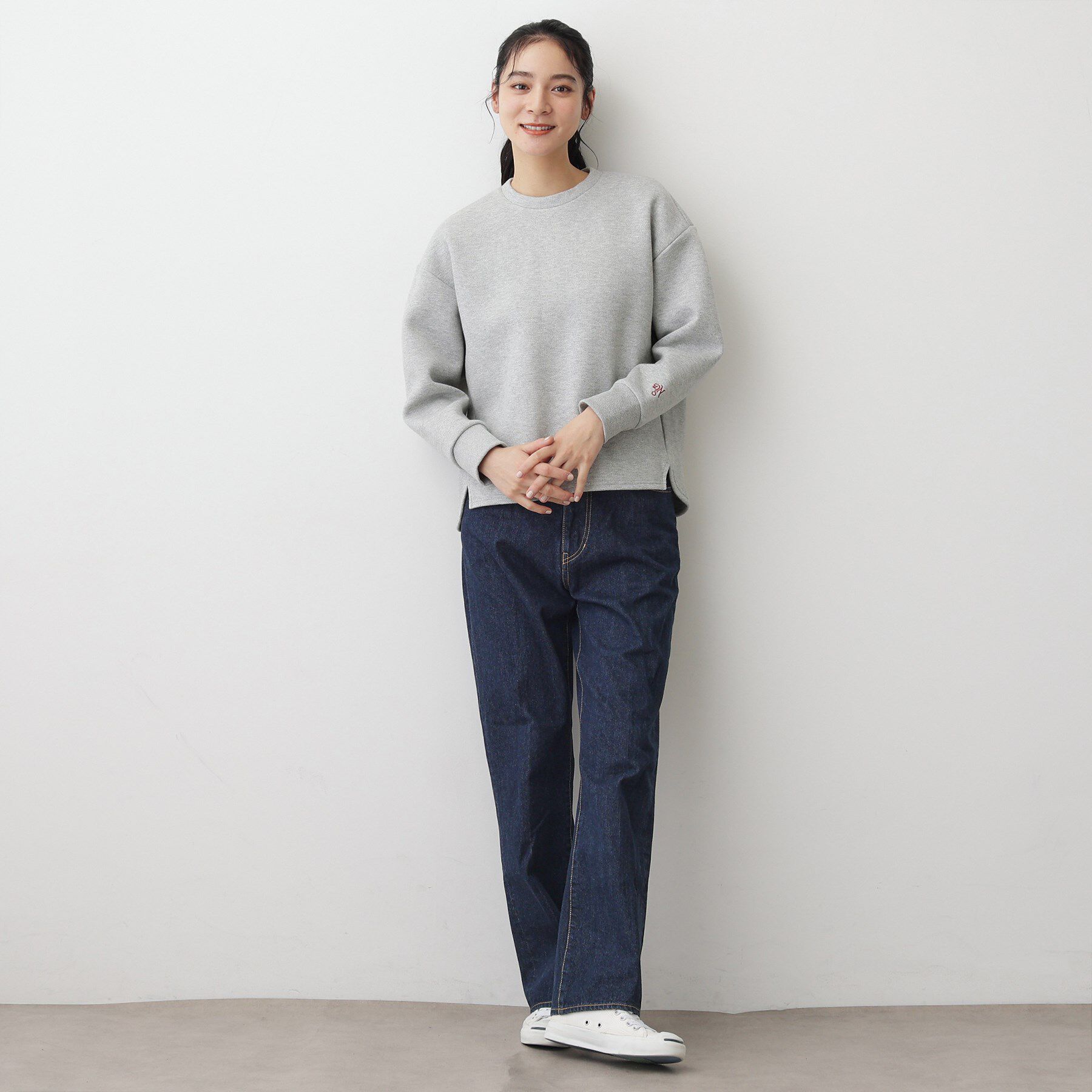 Dessin「【洗える】バックヘンリーソフトボンディングカットソー」|Tシャツ・カットソー|