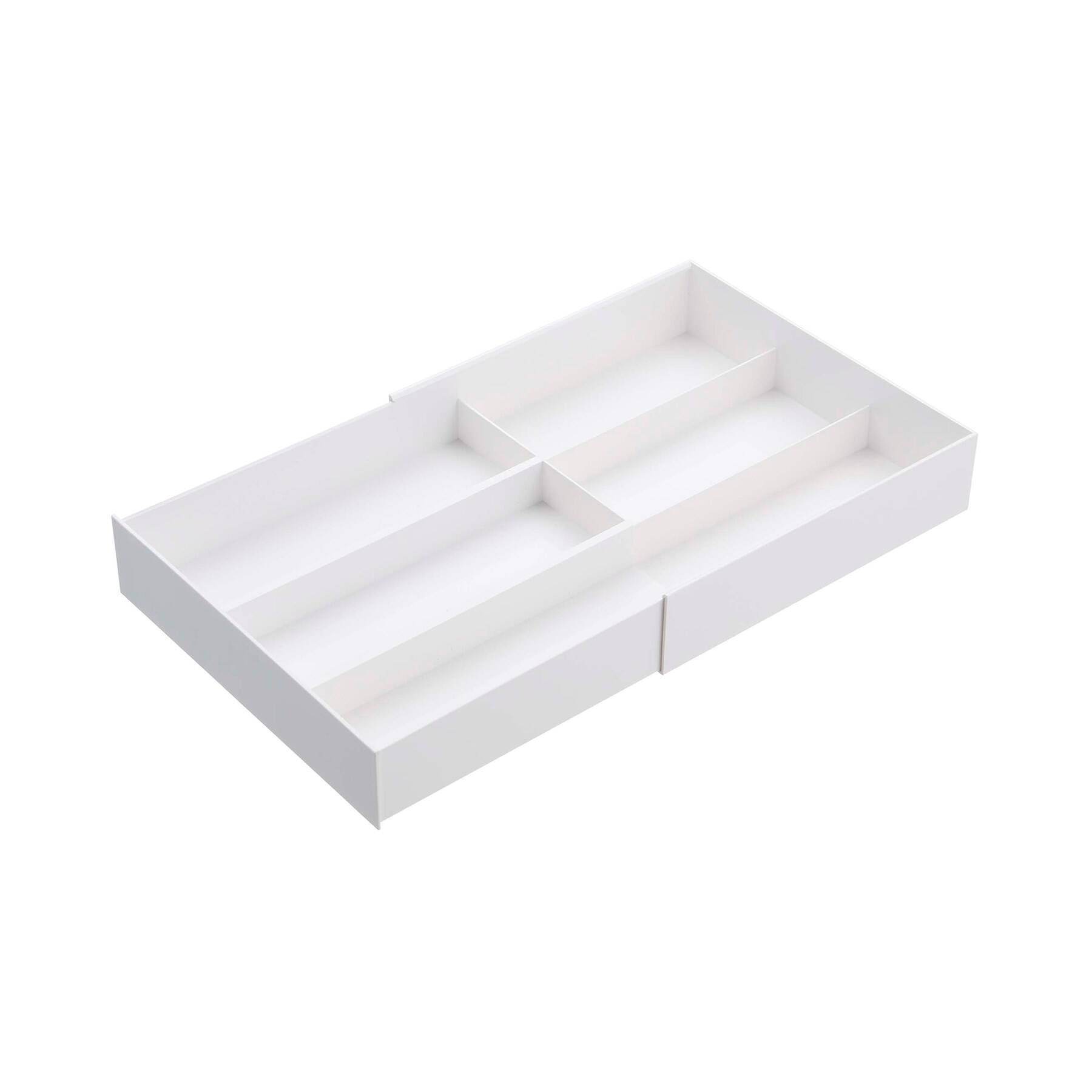 212 KITCHEN STORE「伸縮＆スライドカトラリートレー WH 山崎実業 ＜tower タワー＞」|食器・キッチングッズ|