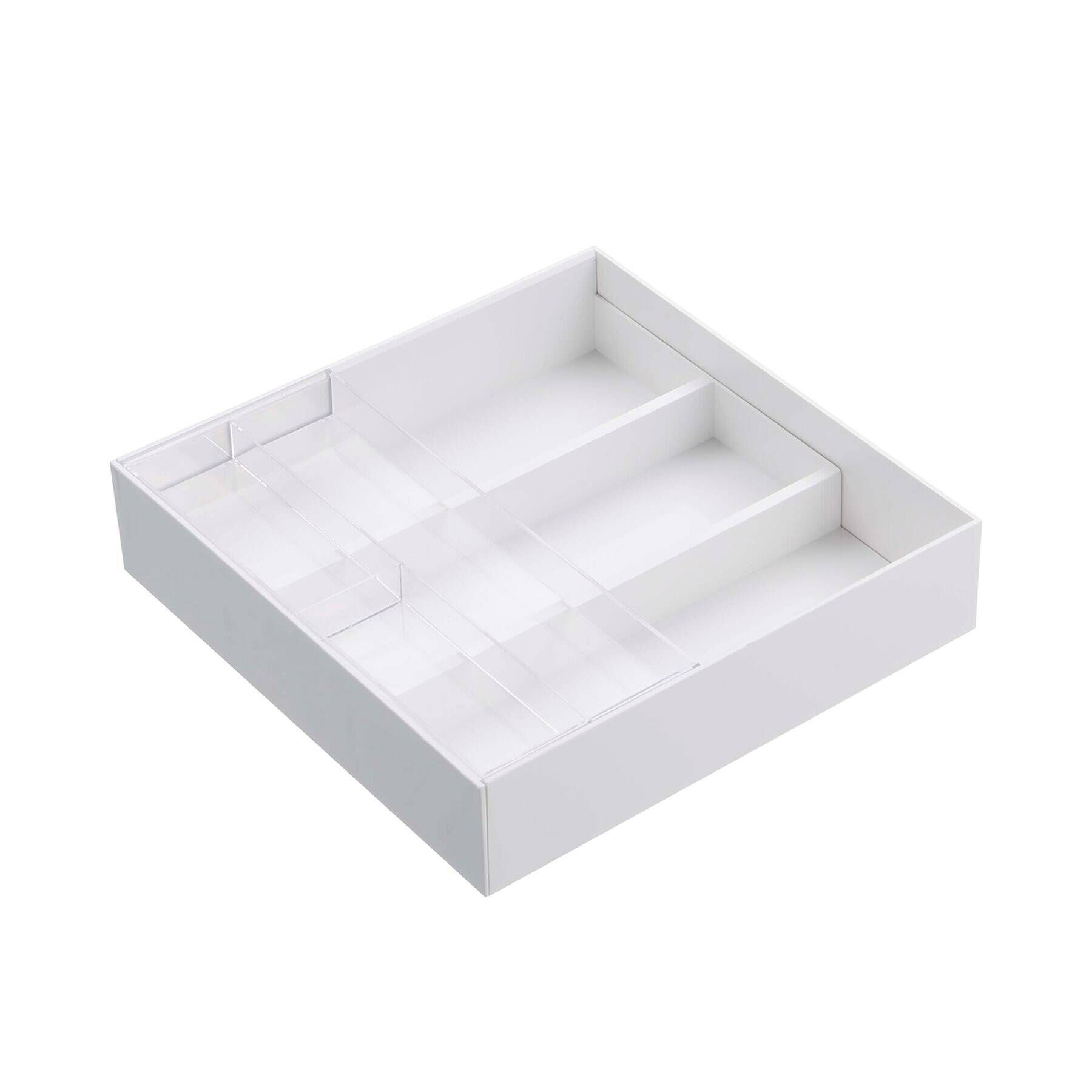 212 KITCHEN STORE「伸縮＆スライドカトラリートレー WH 山崎実業 ＜tower タワー＞」|食器・キッチングッズ|