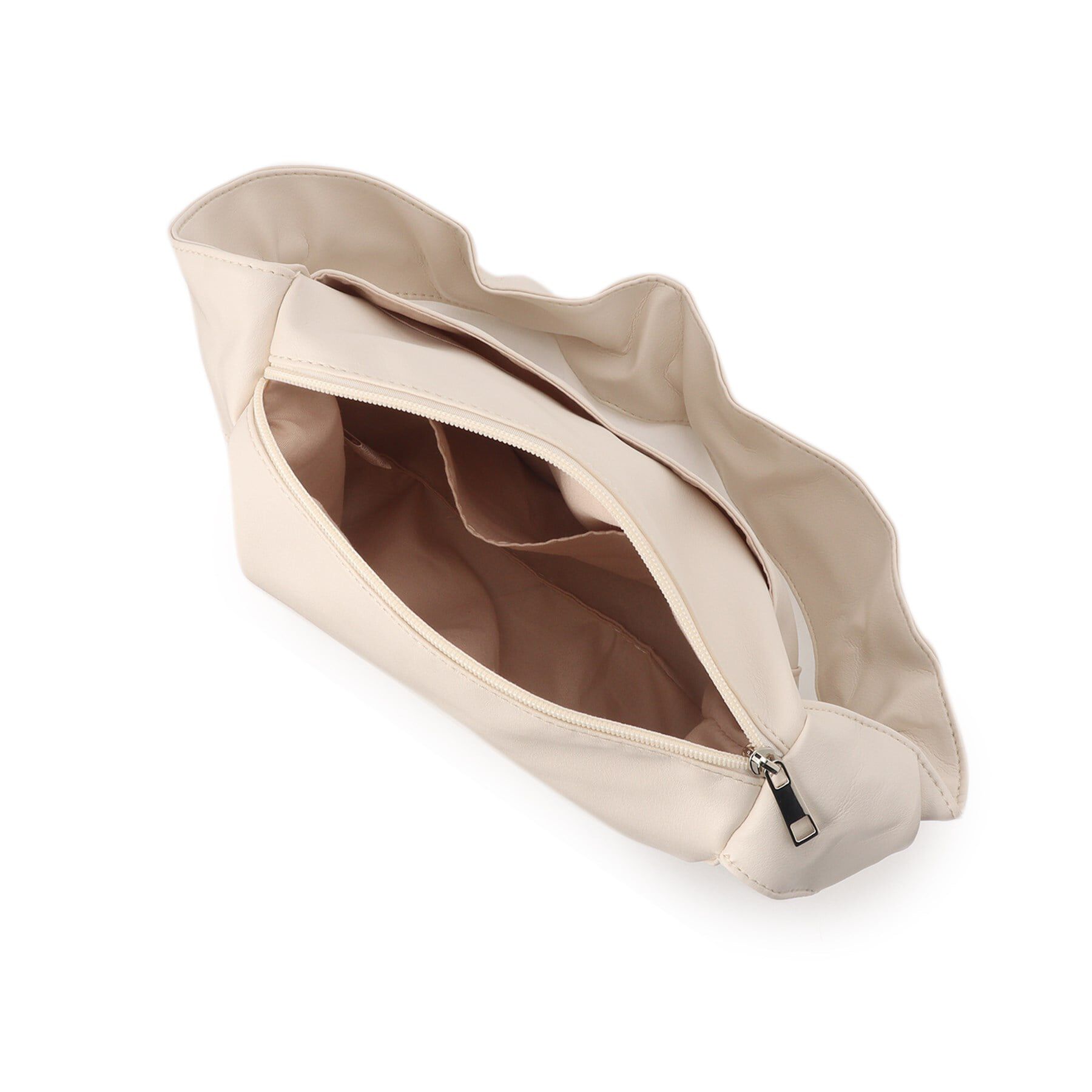 Ober Tashe「合皮ギャザーハンドルスクエアバッグ」|ハンドバッグ|