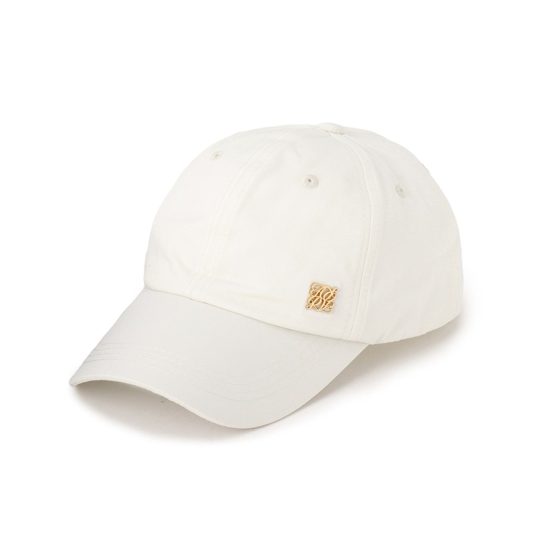 Grandedge「ロゴプレートキャップ」|キャップ・キャスケット|アイボリー(004)