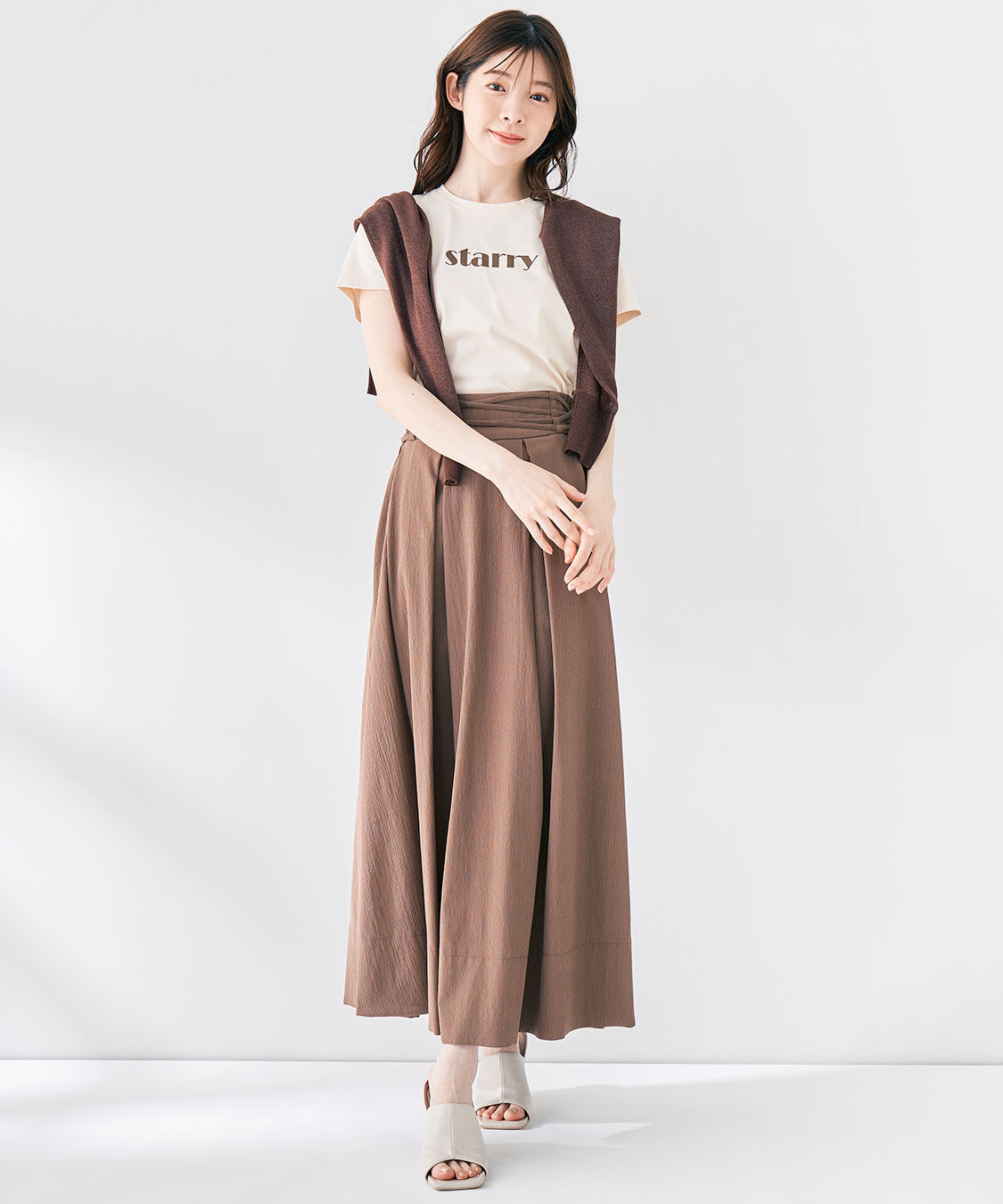 COCO DEAL「ボタンディテールシアーニットカーディガン」|ニット・セーター|