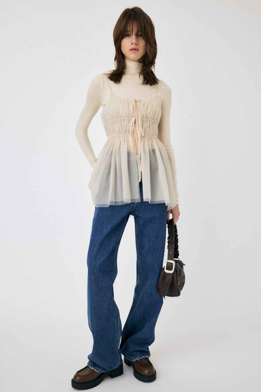 MOUSSY「TULLE RIBBON キャミ」|キャミソール|