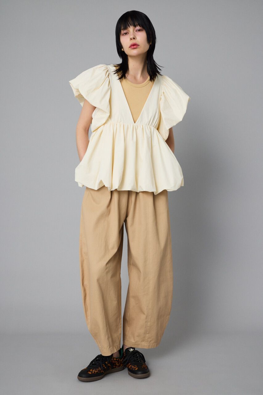 HeRIN.CYE「2way balloon hem tops」|シャツ・ブラウス|