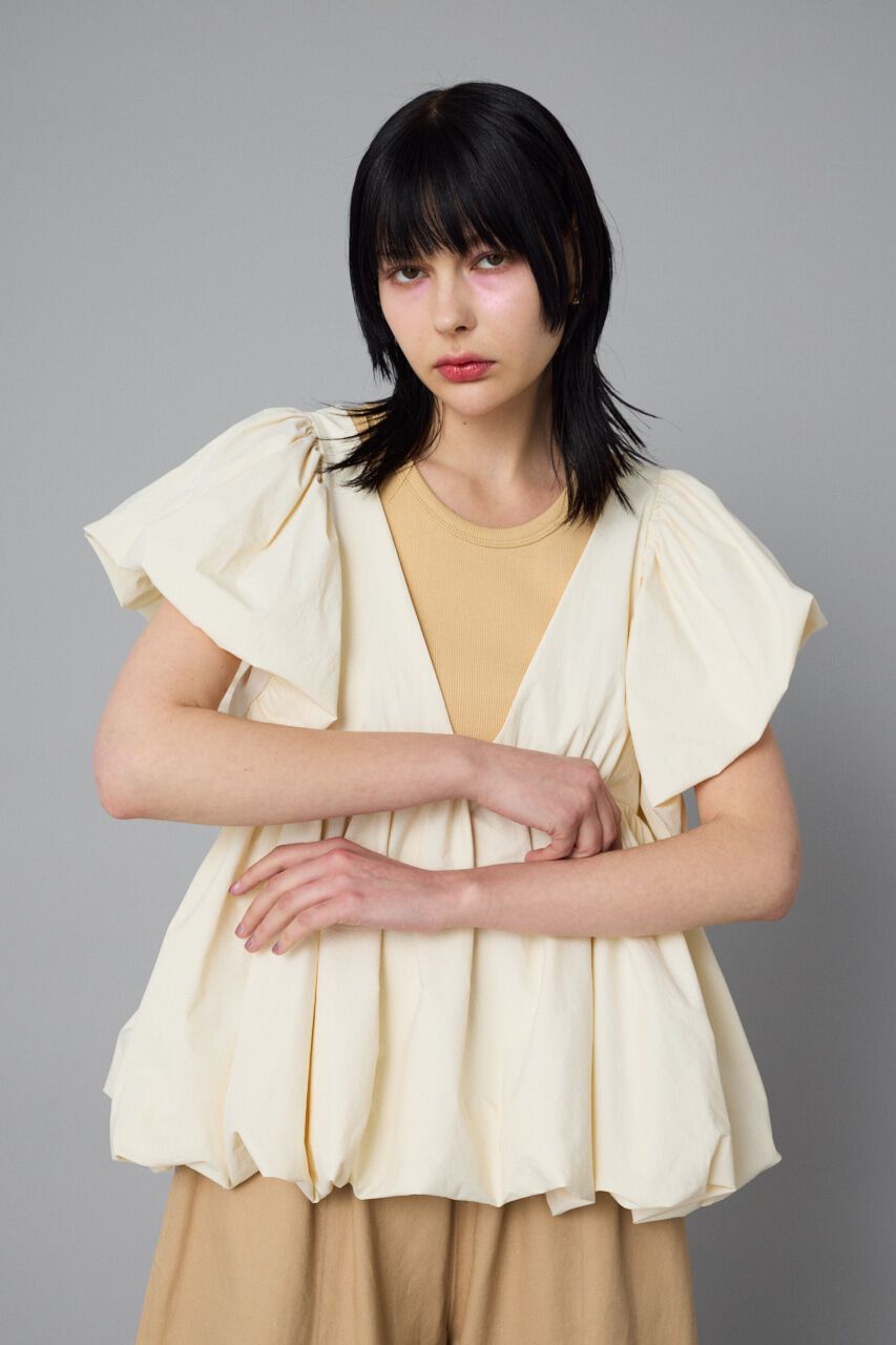 HeRIN.CYE「2way balloon hem tops」|シャツ・ブラウス|
