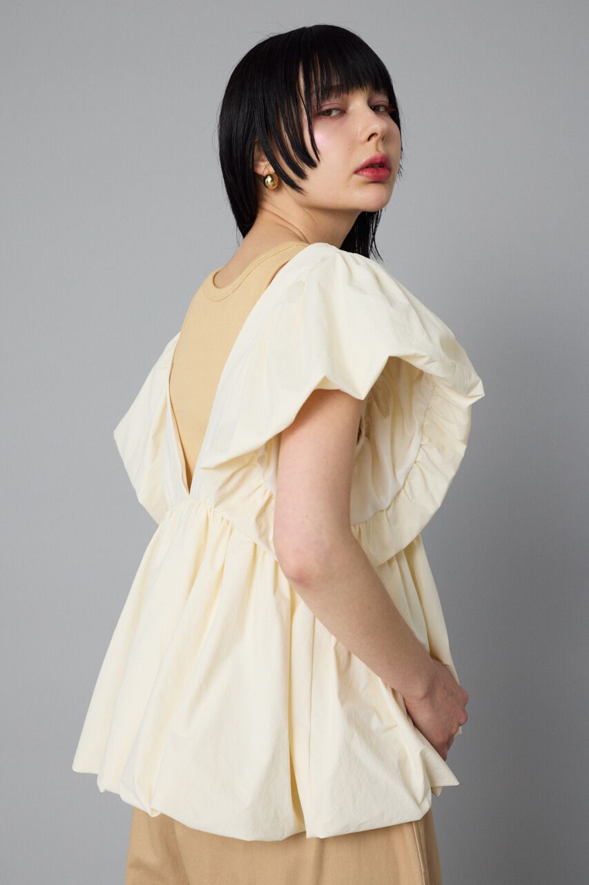 HeRIN.CYE「2way balloon hem tops」|シャツ・ブラウス|
