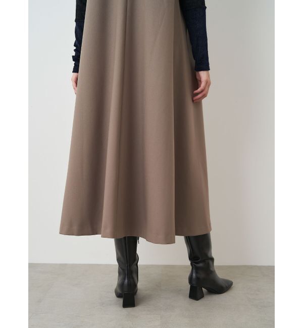 ELENDEEK「DEEP V NECK A-LINE OP」|ジャンパースカート|