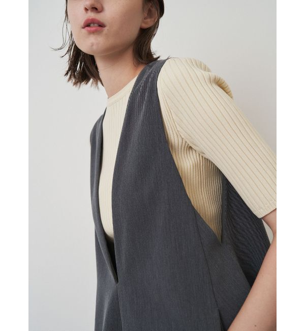 ELENDEEK「DEEP V NECK A-LINE OP」|ジャンパースカート|